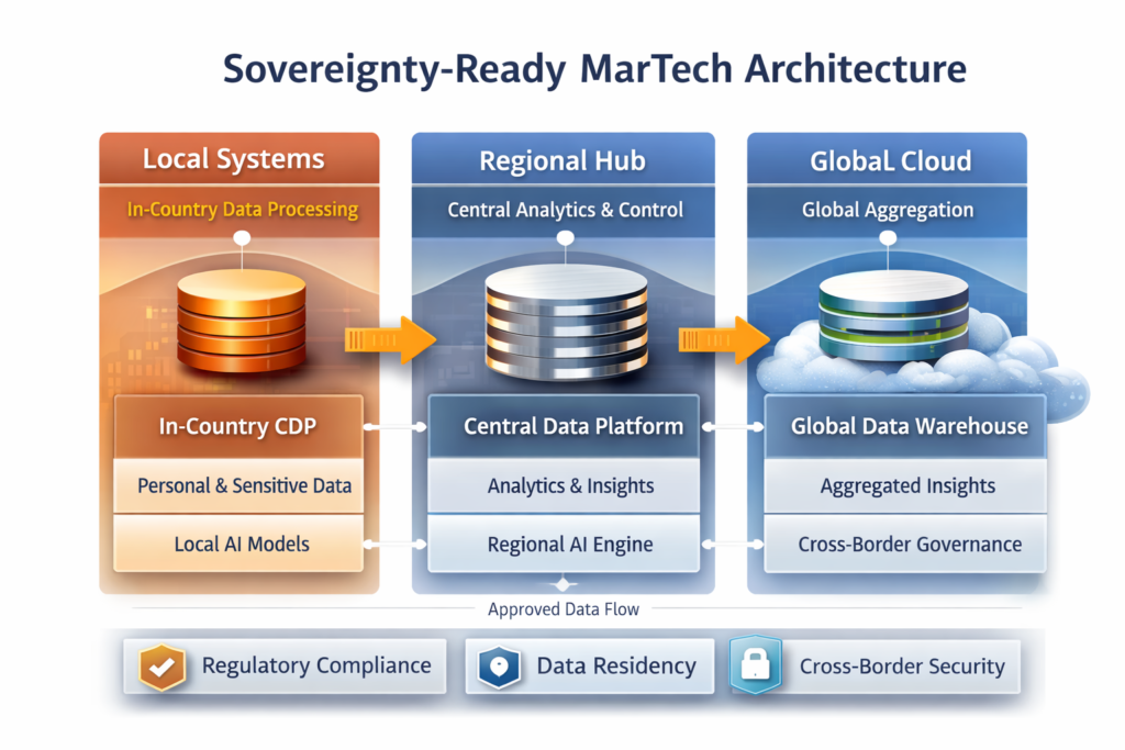 Data processing architecture for marketing technology