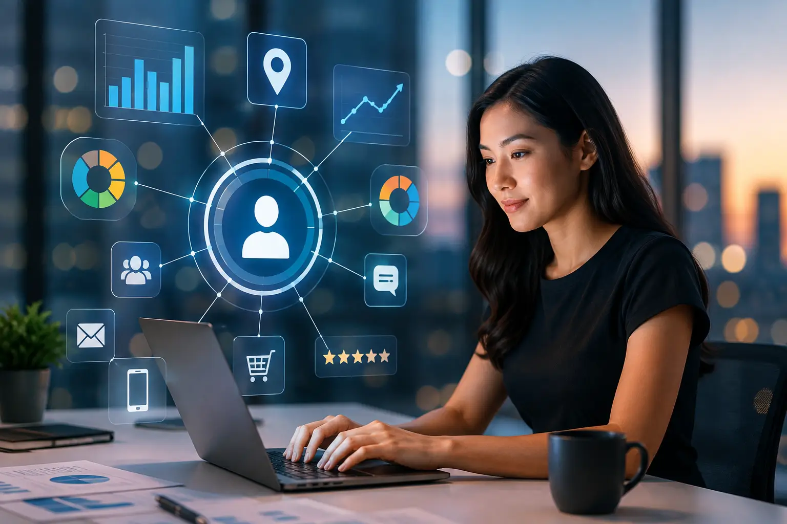 Marketing professional using customer data and analytics to understand behaviour, improve decisions and support business growth.